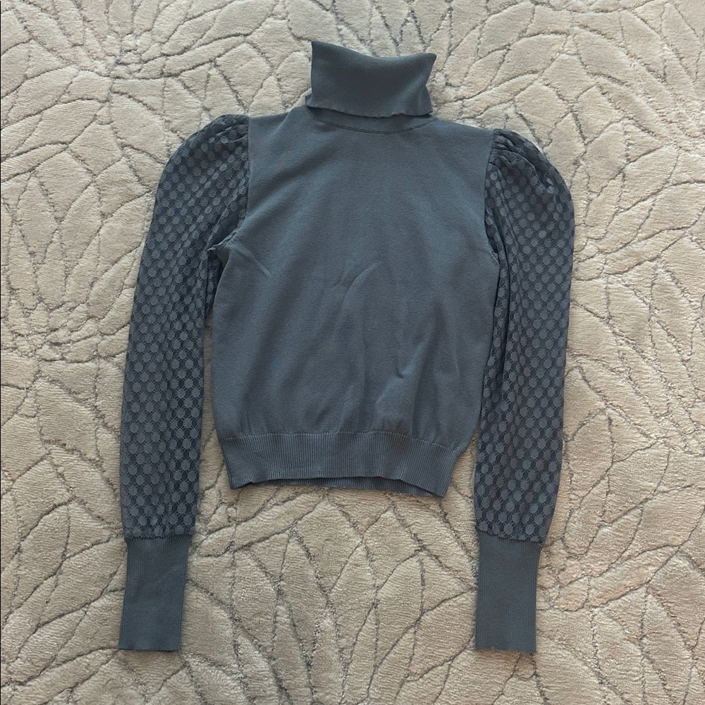 Love Tree Charcoal Knit Turtleneck Sweater